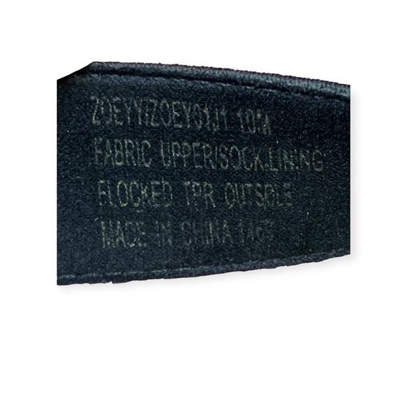 Madden Girl Zoeyy Black Elastic Strap Chunky Wedge Platform Sandals - Size 10M - Picture 7 of 7